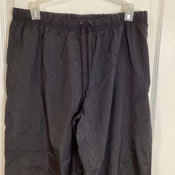 Adidas Black Pants Hiking Walking Activewear Wide Leg Men's Women's Unisex - Picture 2 of 6